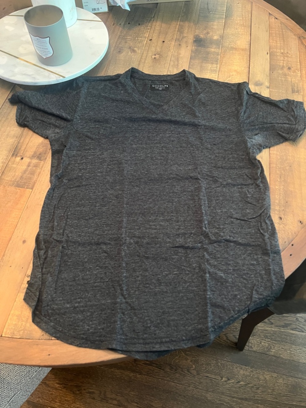 Goodlife Charcoal Heather Crew Neck Short Sleeve Tee